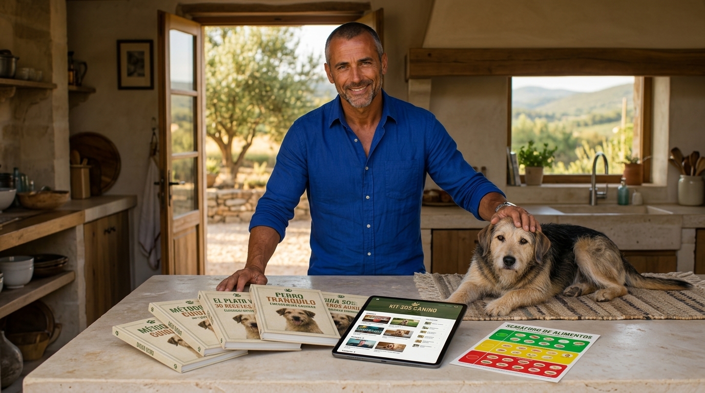 Bruno y Max en la Mesa con las Guías